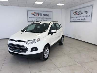 Ford EcoSport 1.5 TDCi 95 CV Titanium Bianco usata Palermo