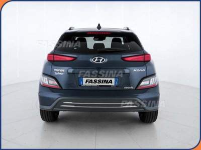 Hyundai Kona EV 39 kWh Exclusive Blu/Azzurro usata Milano