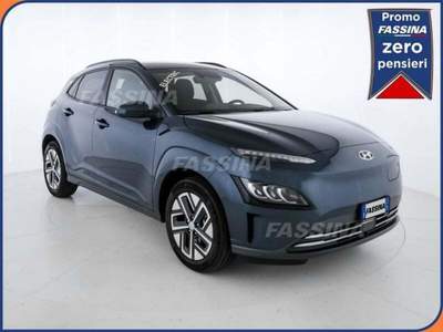 Hyundai Kona EV 39 kWh Exclusive Blu/Azzurro usata Milano