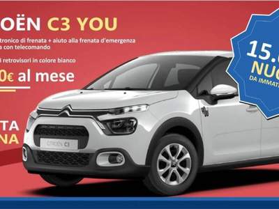 Citroen C3 1.2 puretech You! s&s 83cv usata Tortolì