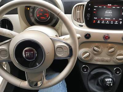 Fiat 500 FIAT 500 1.2 LOUNGE EURO 6D - TEMP Bianco usata Reggio di Calabria