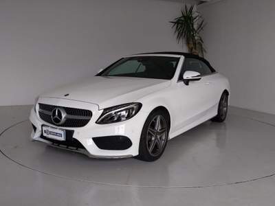 Mercedes-Benz Classe C Cabrio Premium Automatica COMAND Bianco usata Occhiobello