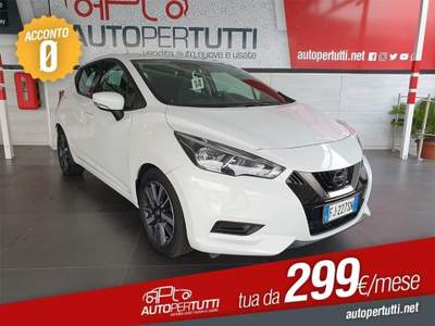 Nissan Micra 1.5 dCi 8V 5 porte Acenta Bianco usata Palermo