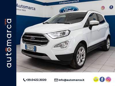 Ford EcoSport 1.0 EcoBoost 125 CV Start&Stop Titanium Bianco usata Silea