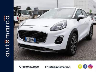 Ford Puma 1.5 EcoBlue 120 CV S&S Titanium #CAMERA#CO-PILOT Bianco usata Silea