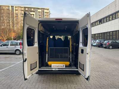 Fiat Ducato FLEX FLOOR  9 POSTI 150CV **TRASPORTO DISABILI Bianco usata Torino