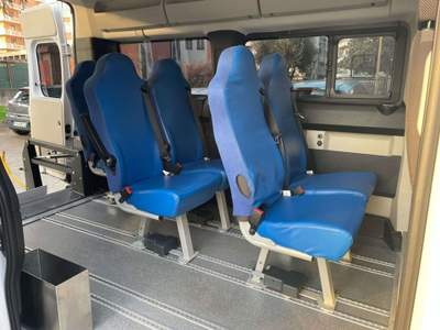 Fiat Ducato FLEX FLOOR  9 POSTI 150CV **TRASPORTO DISABILI Bianco usata Torino