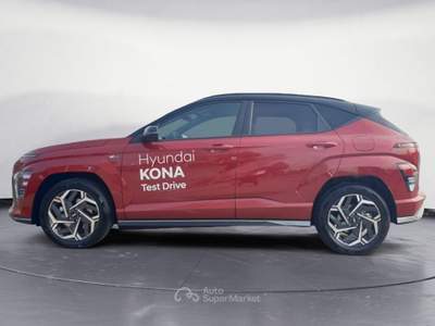 Hyundai Kona NEW 1,6 HEV DCT N LINE TT TECH Rosso usata Bolzano