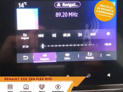 Renault ZOE Zen R110 Flex Rosso usata Sassari