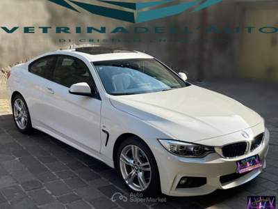 BMW Serie 4 420d 420d xDrive Coupé Msport Bianco usata Ozzero
