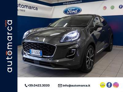 Ford Puma 1.0 EcoBoost Hybrid 125 CV S&S Titanium Grigio usata Silea