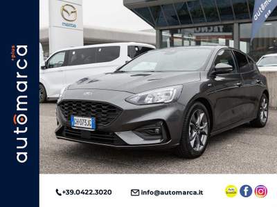 Ford Focus 1.0 EcoBoost Hybrid 125 CV 5p. ST-Line Grigio usata Silea
