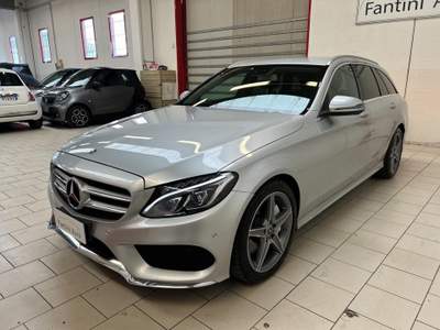 Mercedes-Benz Classe C d SW Sport c.auto-LEGGI SOTTO Argento usata BRESCIA
