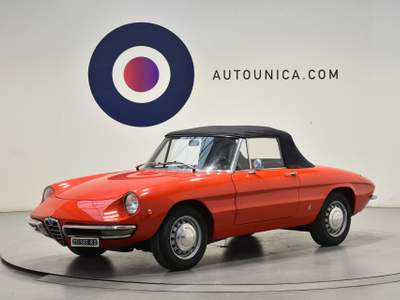 Alfa Romeo Spider 1300 JUNIOR OSSO DI SEPPIA ASI TARGA ORO Rosso usata Brescia