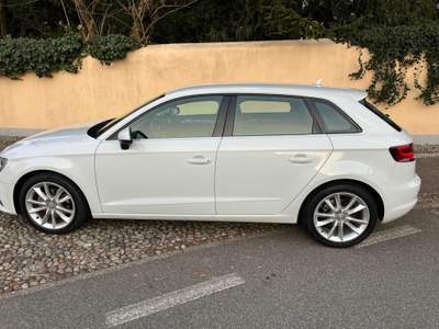 Audi A3 SPB 1.6 TDI clean diesel S tronic Ambition Bianco usata Capriolo