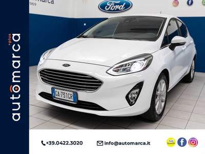 Ford Fiesta 1.1 75 CV GPL 5 porte Titanium Bianco usata Silea
