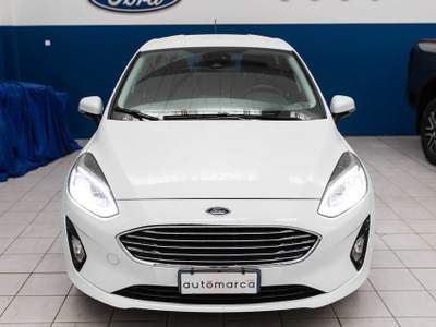 Ford Fiesta 1.1 75 CV GPL 5 porte Titanium Bianco usata Silea