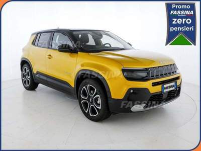 Jeep Avenger BEV Summit Giallo usata Milano