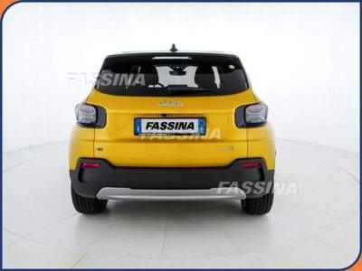 Jeep Avenger BEV Summit Giallo usata Milano