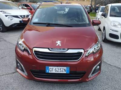 Peugeot 108 ALLURE Rosso usata Roma