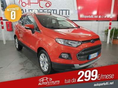 Ford EcoSport 1.5 TDCi 95 CV Titanium Arancione usata Palermo