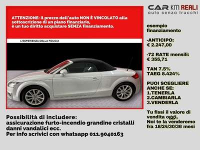 Audi TT Roadster 1.8 TFSI Argento usata Orbassano