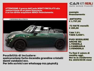 MINI Cooper 1.5 Cooper Cabrio Verde usata Orbassano