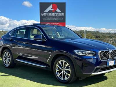 BMW X4 XDrive 20d 190cv 48V (Tetto/Pelle/APP/LED) Blu/Azzurro usata Castellaneta