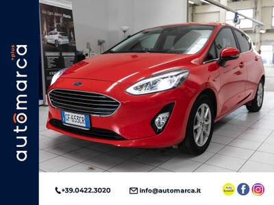 Ford Fiesta 1.1 75 CV 5 porte Titanium Rosso usata Silea