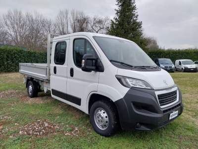 Peugeot Boxer 335 2.0 HDi 130CV DOPPIA CABINA 7POSTI Cassonato Bianco usata Occhiobello