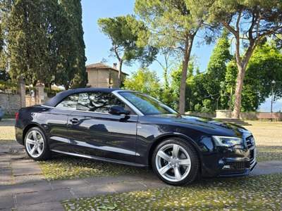 Audi A5 Cabrio 2.0 TDI 177 CV multitronic Advanced Blu/Azzurro usata Conegliano