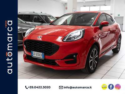 Ford Puma 1.0 EcoBoost Hybrid 125 CV S&S ST-Line Rosso usata Silea