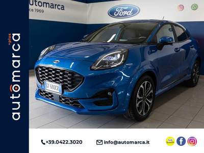 Ford Puma 1.0 EcoBoost Hybrid 125 CV S&S ST-Line Blu/Azzurro usata Silea