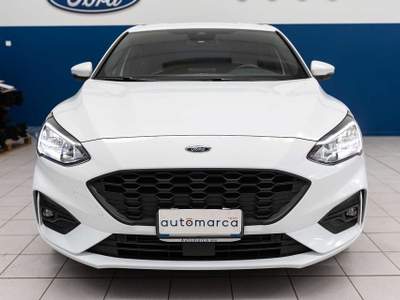 Ford Focus 1.0 EcoBoost Hybrid 125 CV 5p. ST-Line Bianco usata Silea