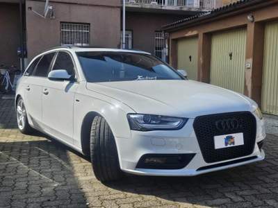 Audi A4 Avant 2.0 TDI 190 CV clean diesel quattro Bianco usata Novi Ligure
