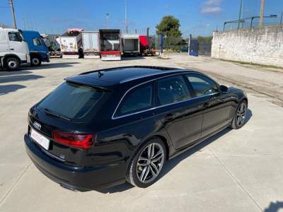 Audi A6 AUDI  A6 AVANT 2.0 TDI 190CV ULTRA 3 S-LINE TETTO APRIBILE PANORAMICO Nero usata Andria