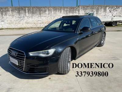 Audi A6 AUDI  A6 AVANT 2.0 TDI 190CV ULTRA 3 S-LINE TETTO APRIBILE PANORAMICO Nero usata Andria