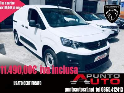 Peugeot Partner BlueHDi 75 PC  Furgone Premium Bianco usata Isernia
