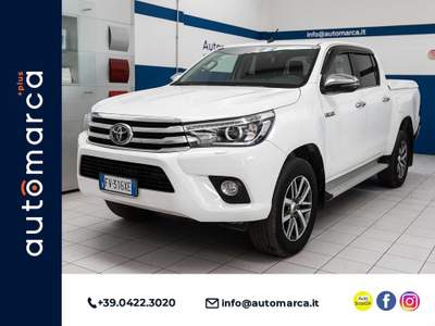 Toyota Hilux 2.4 D-4D 4WD 4 porte Double Cab Comfort Bianco usata Silea