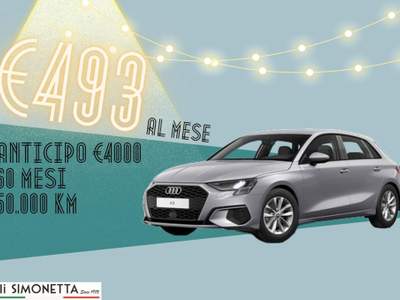 Audi A3 SPB 30 TFSI S tronic Bianco usata Cadrezzate con Osmate Audi A3 SPB 30 TFSI S tronic Bianco usata Cadrezzate con Osmate