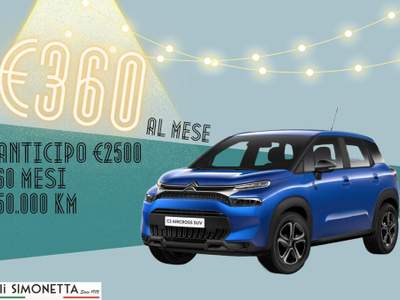 Citroen C3 Aircross PureTech 110 S&S You Argento usata Cadrezzate con Osmate