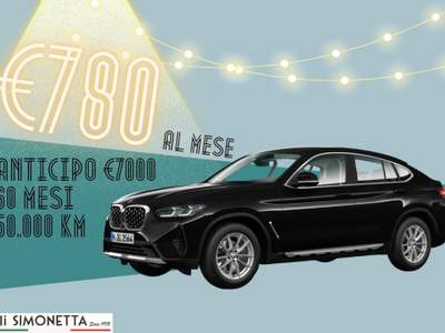 BMW X4 xDrive20d 48V Bianco usata Cadrezzate con Osmate