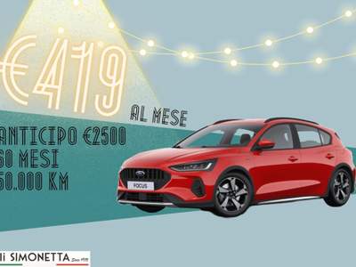 Ford Focus 1.0 EcoBoost Hybrid 125 CV 5p. Active Grigio usata Cadrezzate con Osmate