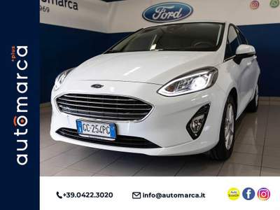 Ford Fiesta 1.1 75 CV 5 porte Titanium Bianco usata Silea Ford Fiesta 1.1 75 CV 5 porte Titanium Bianco usata Silea