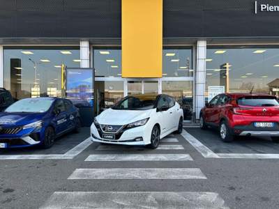 Nissan Leaf e+ Tekna Bianco usata San Martino Siccomario