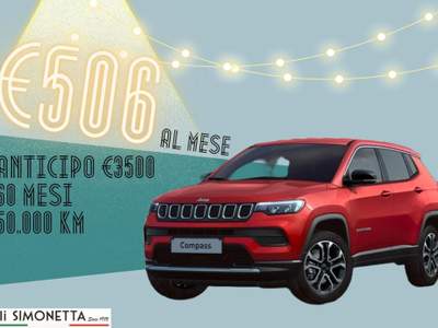 Jeep Compass 1.6 Multijet II 2WD Limited Blu/Azzurro usata Cadrezzate con Osmate