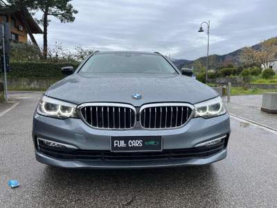 BMW Serie 5 520d d Touring Luxury Grigio usata Capriolo