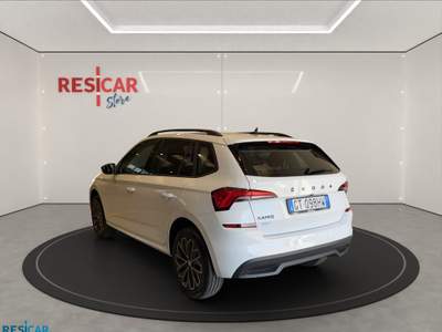 Skoda Kamiq  black dots 1.0 tsi 70 kw (95 cv) 5 marce Bianco usata Paruzzaro