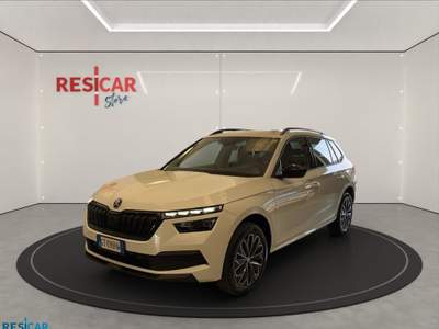 Skoda Kamiq  black dots 1.0 tsi 70 kw (95 cv) 5 marce Bianco usata Paruzzaro