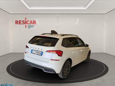 Skoda Kamiq  black dots 1.0 tsi 70 kw (95 cv) 5 marce Bianco usata Paruzzaro